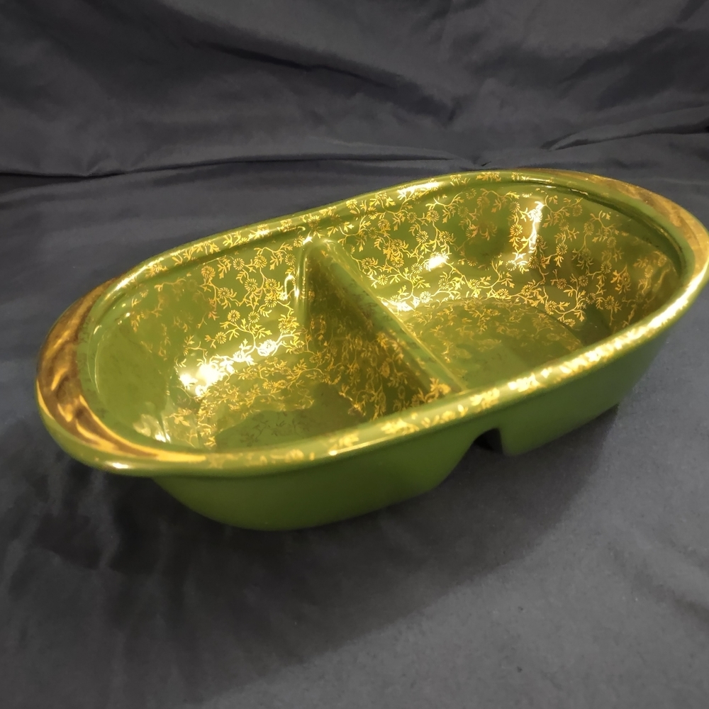 Vintage Pearl China Co. Divided Trinket/Candy Dish